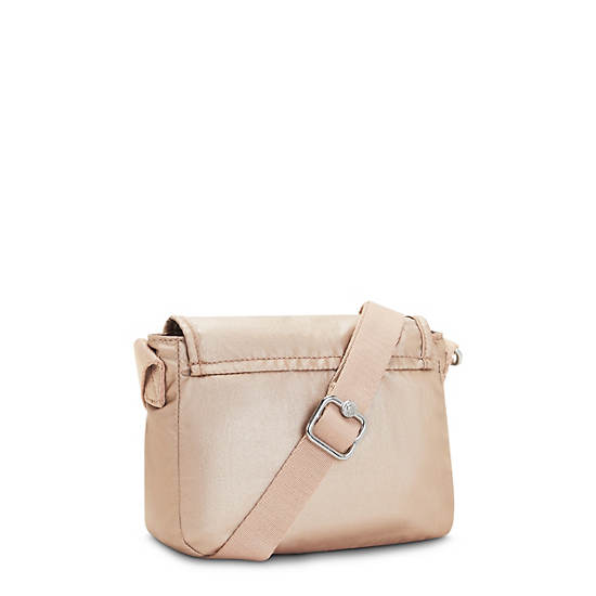 Kipling Sabian Metallic Crossbody Mini Çanta Altın | TR 1866RV